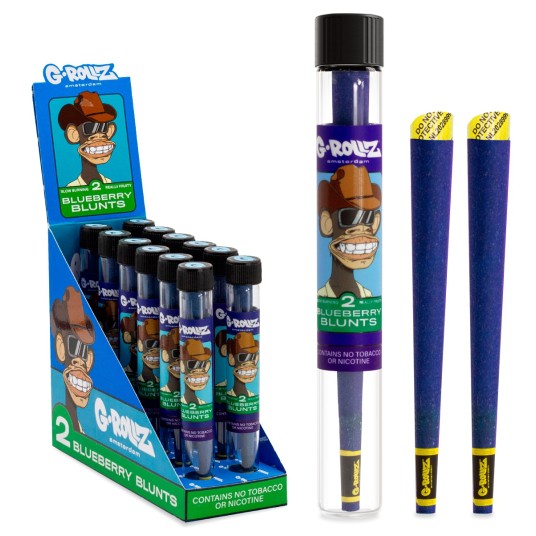 Bibułki G-ROLLZ Pre-rolled Ape Blue Cones 2szt. -zdjęcie numer 1