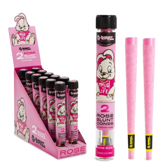 Bibułki G-ROLLZ Pre-rolled Rose Cones 2szt. -zdjęcie numer 1