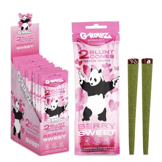 Bibułki G-ROLLZ Terpene Cones Berry Sweet 2szt. -zdjęcie numer 1