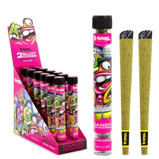 Bibułki G-ROLLZ Terpene Cones Candy Crunched 2szt. -zdjęcie numer 1