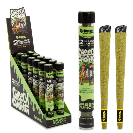 Bibułki G-ROLLZ Terpene Cones Green Punch 2szt. -zdjęcie numer 1