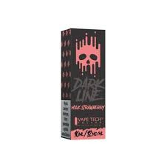 Liquid DARK LINE 10ml - Milk Strawberry 12mg -zdjęcie numer 1