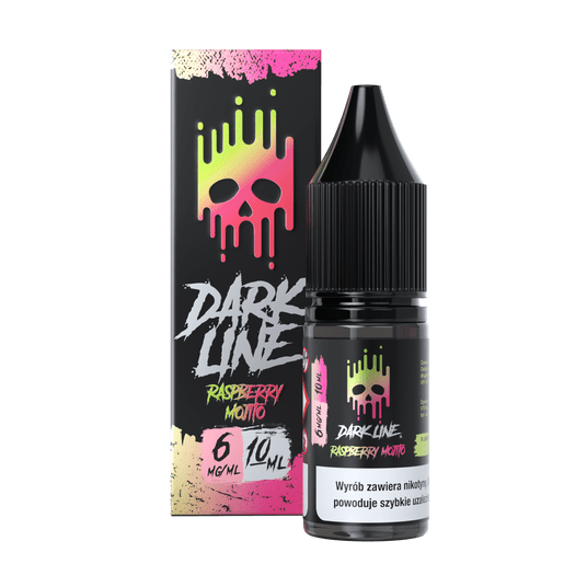 Liquid DARK LINE 10ml - Raspberry Mojito 6mg -zdjęcie numer 1