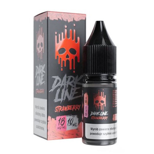 Liquid DARK LINE 10ml - Strawberry 12mg -zdjęcie numer 1