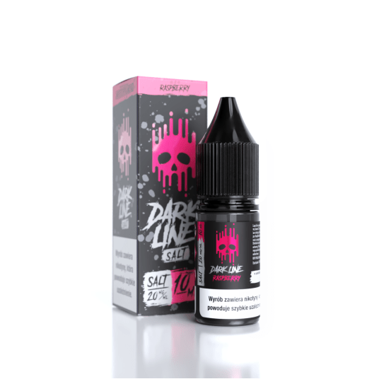 Liquid DARK LINE Salt 10ml - Raspberry 20mg -zdjęcie numer 1