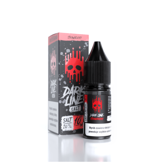 Liquid DARK LINE Salt 10ml - Strawberry 20mg -zdjęcie numer 1