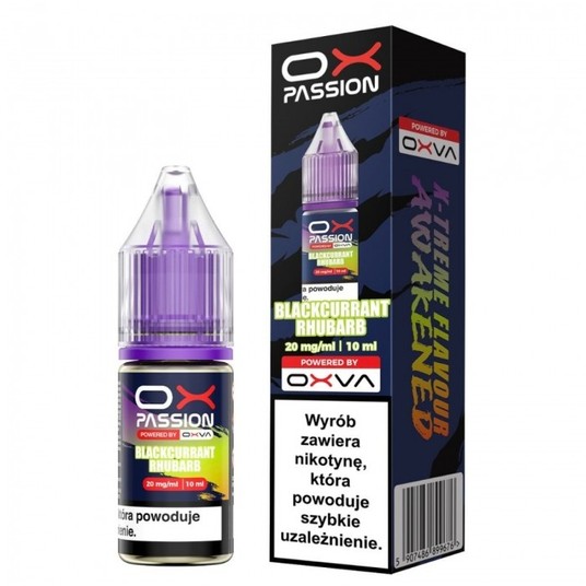 Liquid OX PASSION 10ml - Blackcurrant Rhubarb 20mg -zdjęcie numer 1