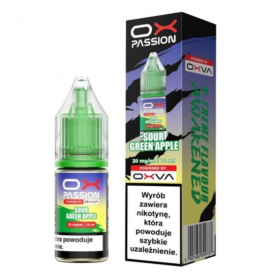 Liquid OX PASSION 10ml - Sour Green Apple 20mg -zdjęcie numer 1