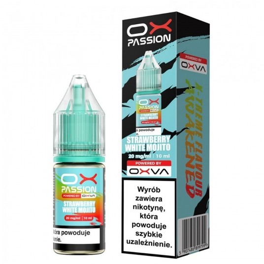 Liquid OX PASSION 10ml - Strawberry White Moj 20mg -zdjęcie numer 1