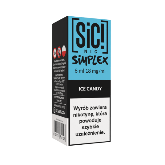 Liquid SIC! NIC 8ml - Ice Candy 18mg -zdjęcie numer 1