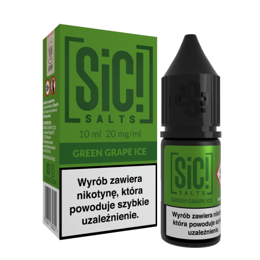 Liquid SIC! SIMPLEX 10ml - Green Grape Ice 20mg -zdjęcie numer 1