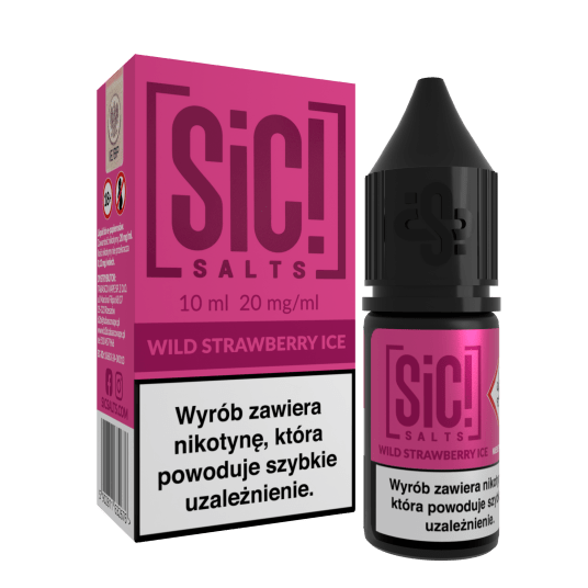 Liquid SIC! SIMPLEX 10ml - Wild Strawberry Ice 20mg -zdjęcie numer 1