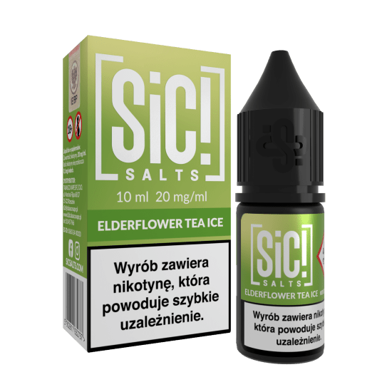 Liquid SIC! THEA 10ml - Elderflower Tea Ice 20mg -zdjęcie numer 1