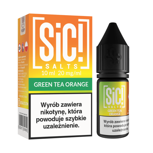 Liquid SIC! THEA 10ml - Green Tea Orange 20mg -zdjęcie numer 1