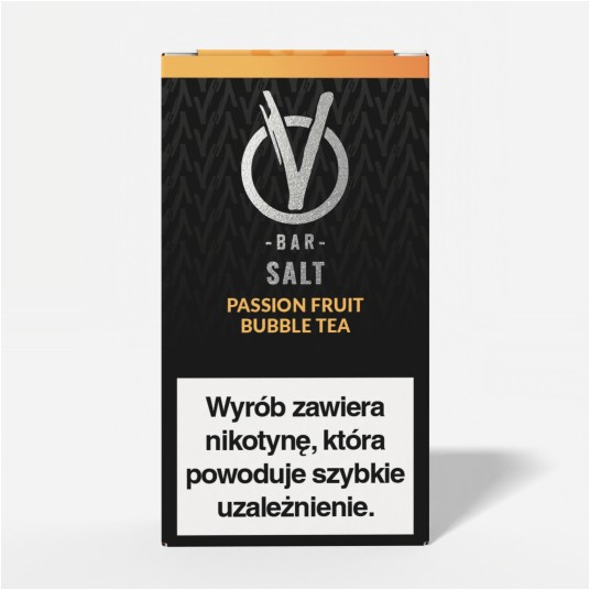 Liquid VBAR Salt 10ml - Passion Fruit Bubble Tea -zdjęcie numer 1