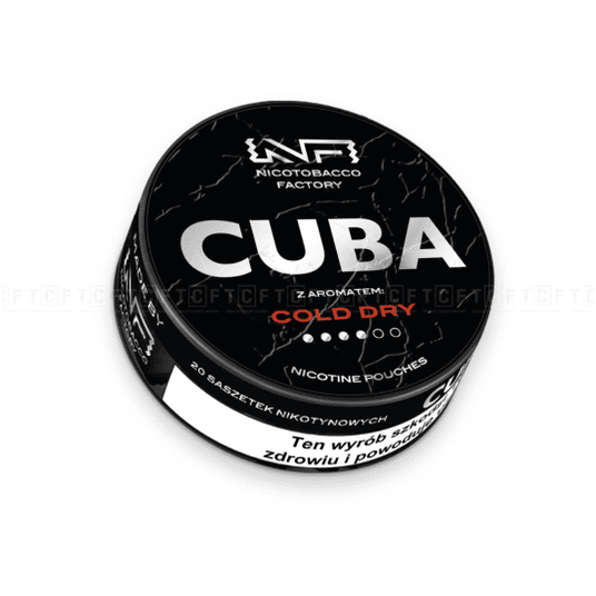 Woreczki Nikot. CUBA Black 20mg/g - Cold Dry -zdjęcie numer 1