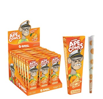 Bibułki G-ROLLZ Ape Cones 3 szt.- Orange-utan