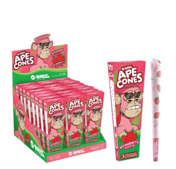 Bibułki G-ROLLZ Ape Cones 3szt.- Strawberry Swing
