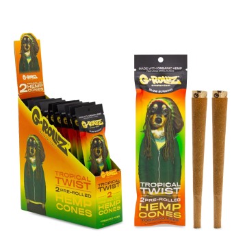 Bibułki G-ROLLZ Hemp Cones Tropical Twist 2szt.