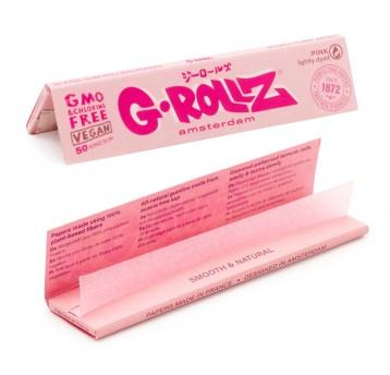 Bibułki G-ROLLZ Lightly Dyed Pink King Size