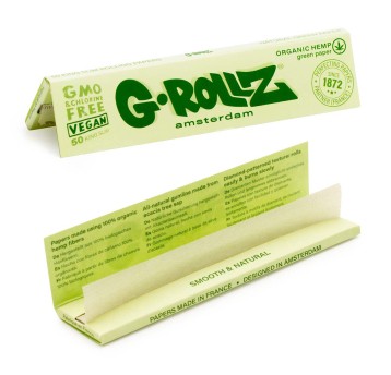 Bibułki G-ROLLZ Organic Green Hemp King Size