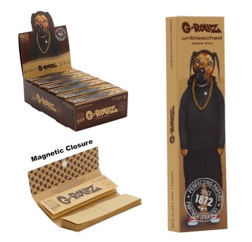 Bibułki G-ROLLZ Pets Rap Unbleached + Filtry