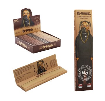 Bibułki G-ROLLZ Pets Rap Unbleached King Size