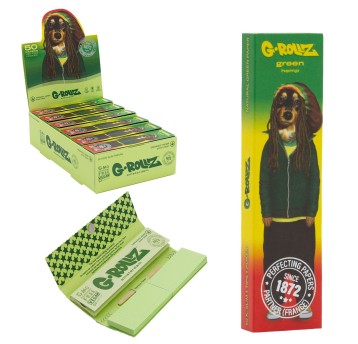 Bibułki G-ROLLZ Pets Reggae Green + Filtry