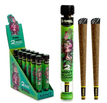 Bibułki G-ROLLZ Pre-rolled Mint Cones 2szt.