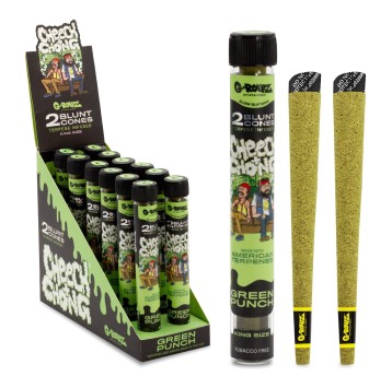 Bibułki G-ROLLZ Terpene Cones Green Punch 2 szt.
