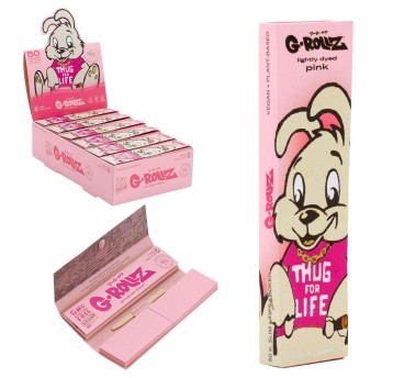 Bibułki G-ROLLZ Thug For Life Pink + Filtry