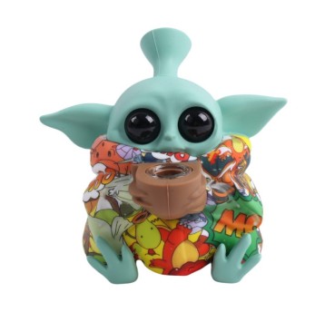 Bongo Silikonowe BABY YODA Kolorowy 13cm
