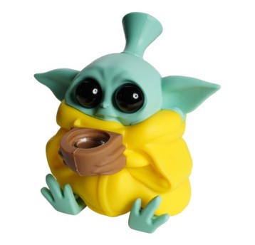 Bongo Silikonowe BABY YODA Żółty 13cm