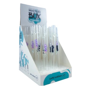 BOX - 21 x Prosta Rurka z Kulkami 10,5cm