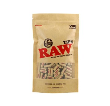 Filtry RAW Prerolled Tips 200szt.