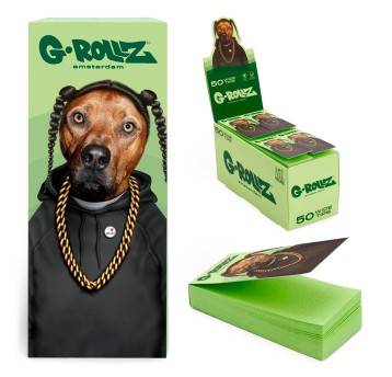Filtry Tipy G-ROLLZ Pets Rock Rap Green 50szt