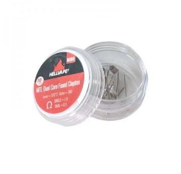 Grzałki HELLVAPE MTL Dual Fus. Clapton Ni80 10szt.