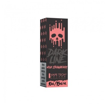 Liquid DARK LINE 10ml - Milk Strawberry 18mg