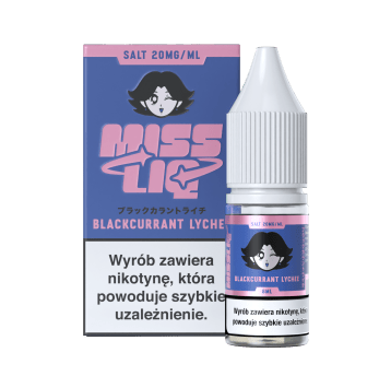 Liquid MISSLIQ Salt 8ml - Blackcurrant Lychee 20mg