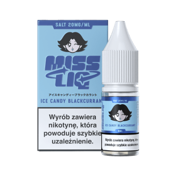 Liquid MISSLIQ Salt 8ml - Ice Candy Blackcurr 20mg