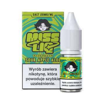 Liquid MISSLIQ Salt 8ml - Sour Apple Aloe 20mg