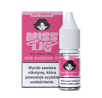 Liquid MISSLIQ Salt 8ml - Sour Raspberry Ice 20mg