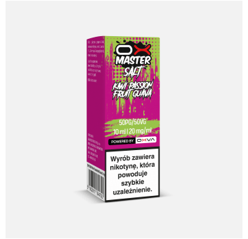 Liquid OX Master Salt 10ml - Kiwi Passionfruit Guava 20mg