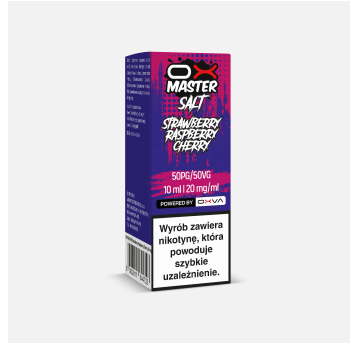 Liquid OX Master Salt 10ml - Strawberry Raspberry Cherry 20mg