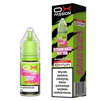 Liquid OX PASSION 10ml - Straw Razz Ice Tea 20mg