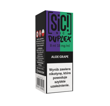Liquid SIC! NIC 8ml - Aloe Grape 18mg