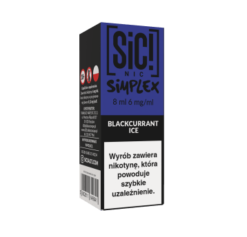 Liquid SIC! NIC 8ml - Blackcurrant Ice 6mg