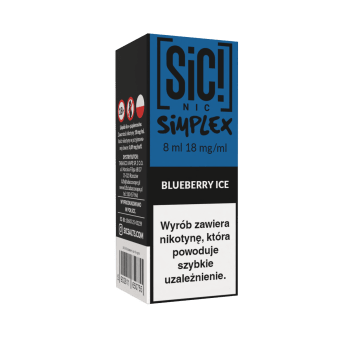 Liquid SIC! NIC 8ml - Blueberry Ice 18mg