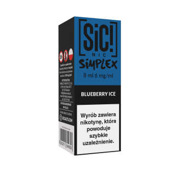 Liquid SIC! NIC 8ml - Blueberry Ice 6mg