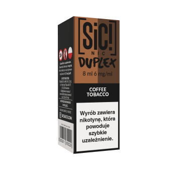 Liquid SIC! NIC 8ml - Coffee Tobacco 6mg